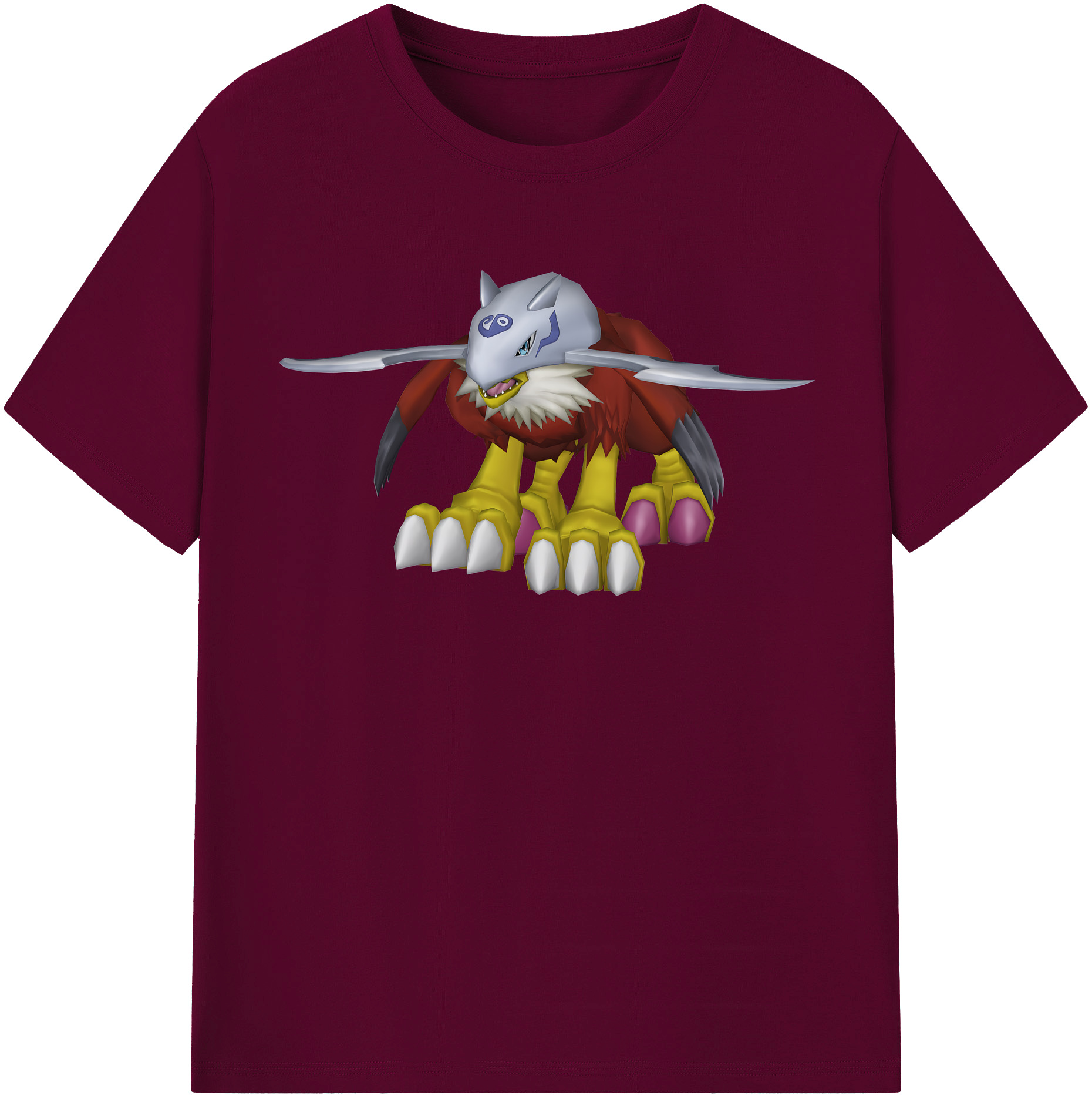 （画像用） Digimon デジタルモンスター/デジモン レディースカジュアルプリントTシャツ（綿100％）